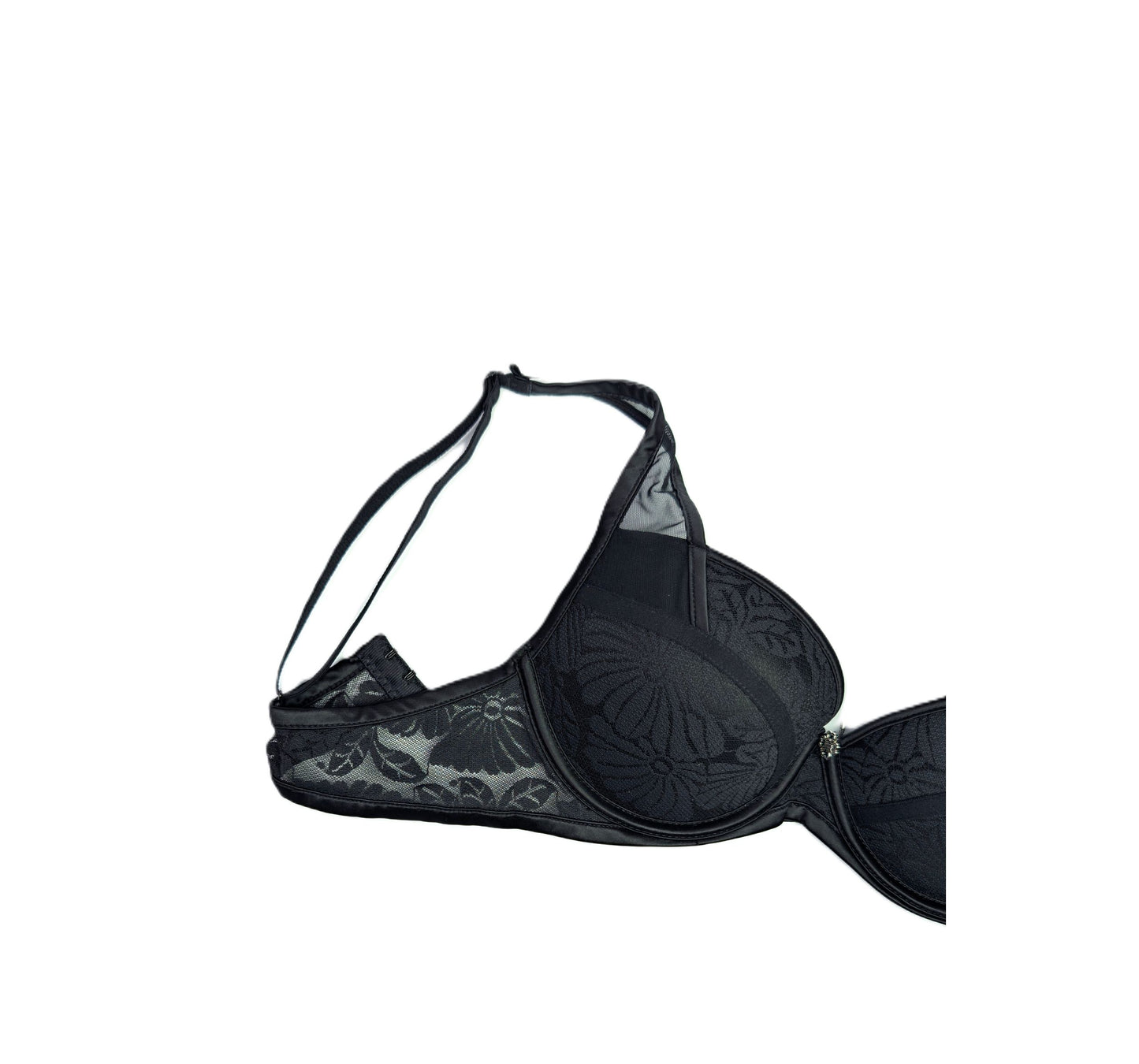 Black Lace Lingerie Set - Underwire
