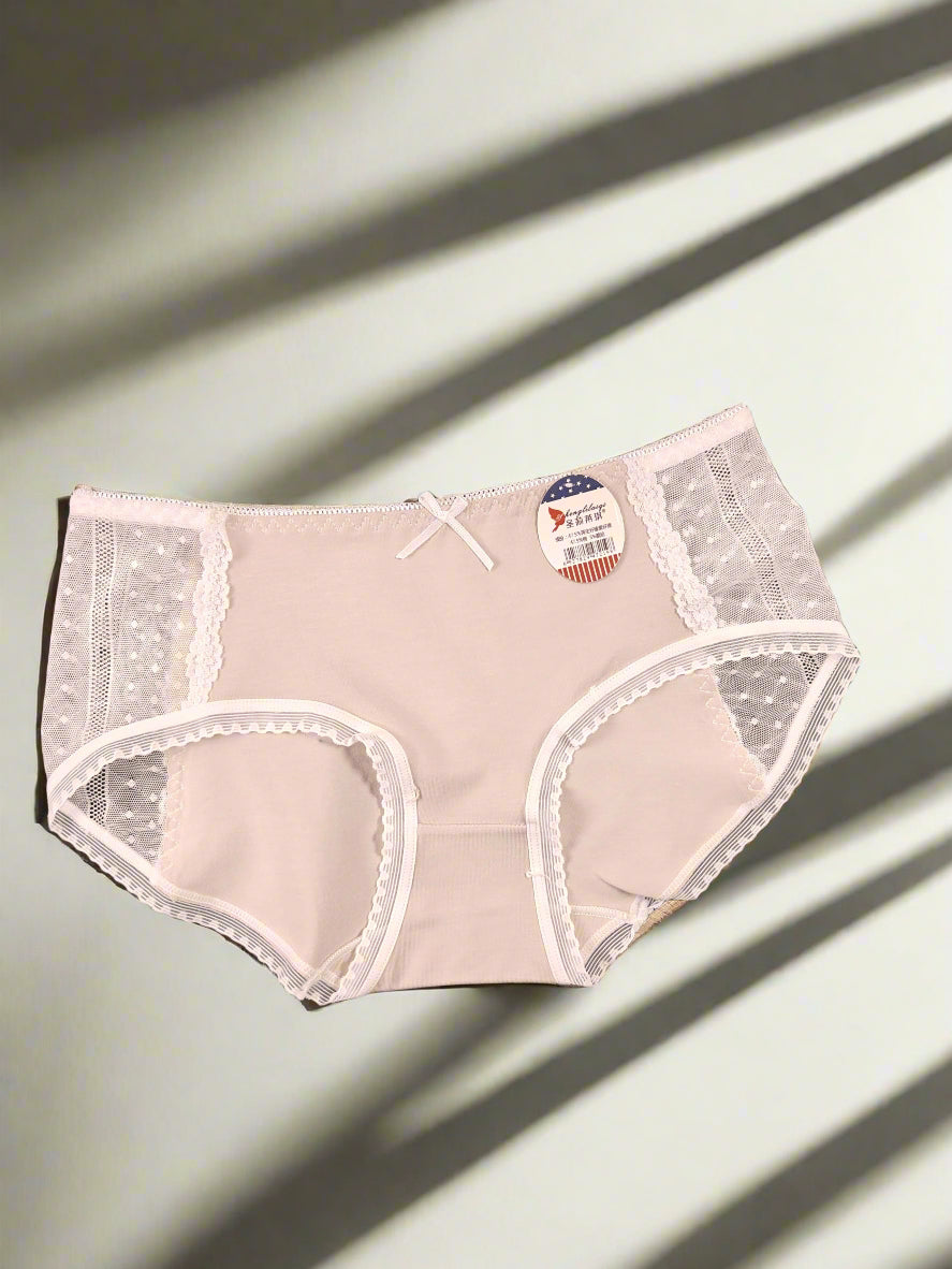 Laced Cotton Panty - Colors available