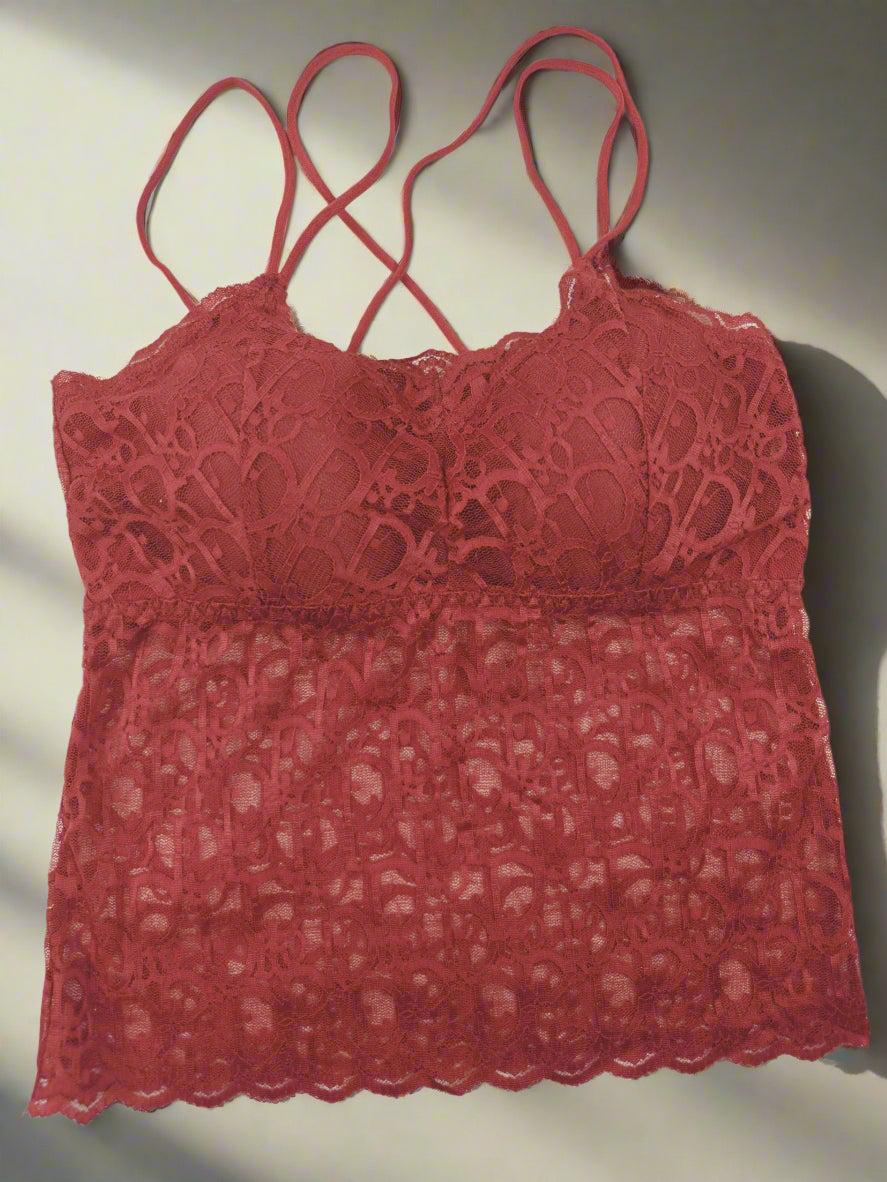 Laced Bralette - Colors Available