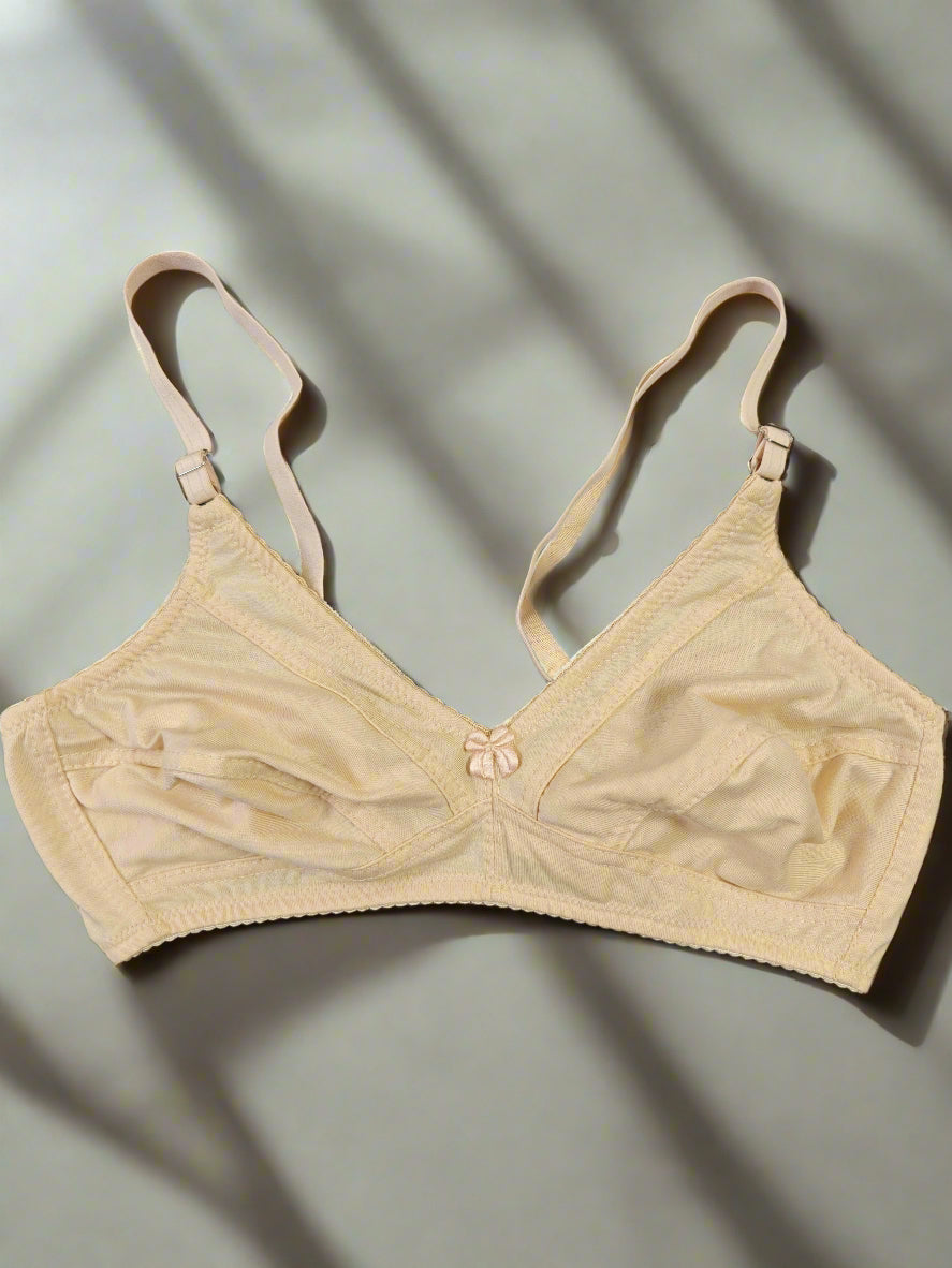 Daily Wear Simple Cotton Bra - Colors Available
