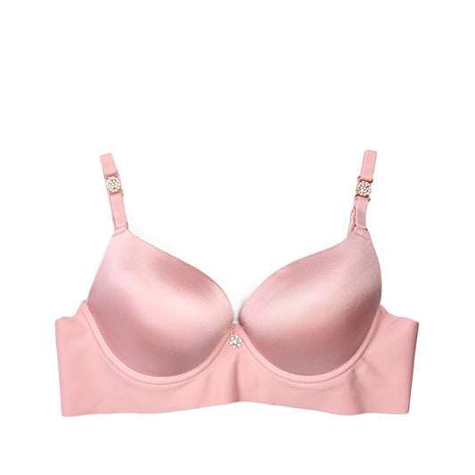 Beautiful Bra with Thong - Tea Pink