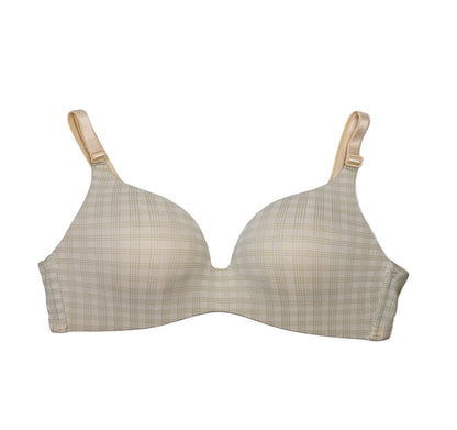 tea green bra on a white background