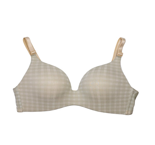 tea green bra on a white background