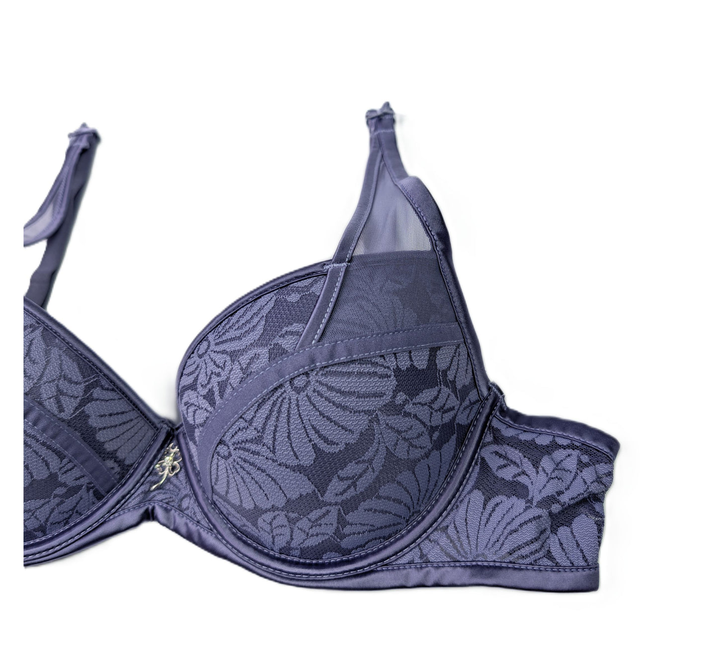 Dark Lavender Lace Lingerie Set