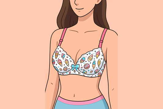 Ultra Soft Candy Themed Padded T-Shirt Bra