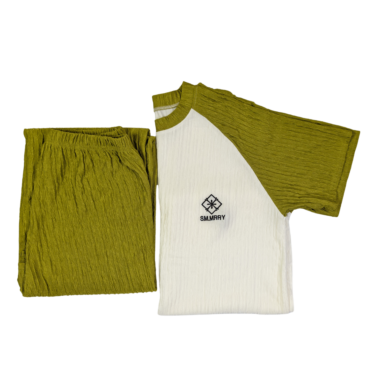 Green Ultra-Soft Ribbed Loungewear