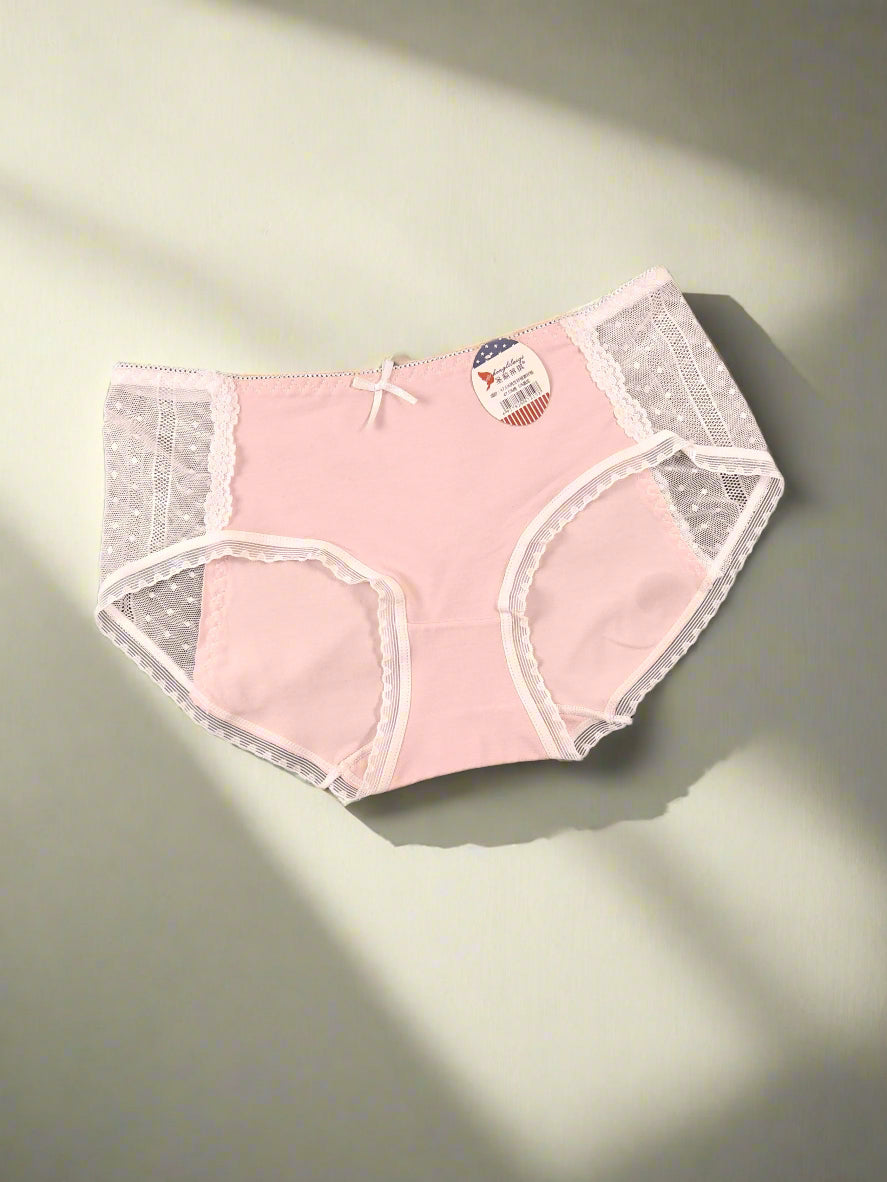 Laced Cotton Panty - Colors available