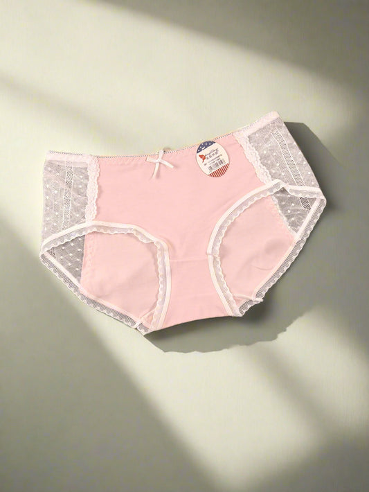 Laced Cotton Panty - Colors available