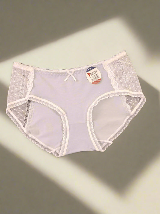 Laced Cotton Panty - Colors available