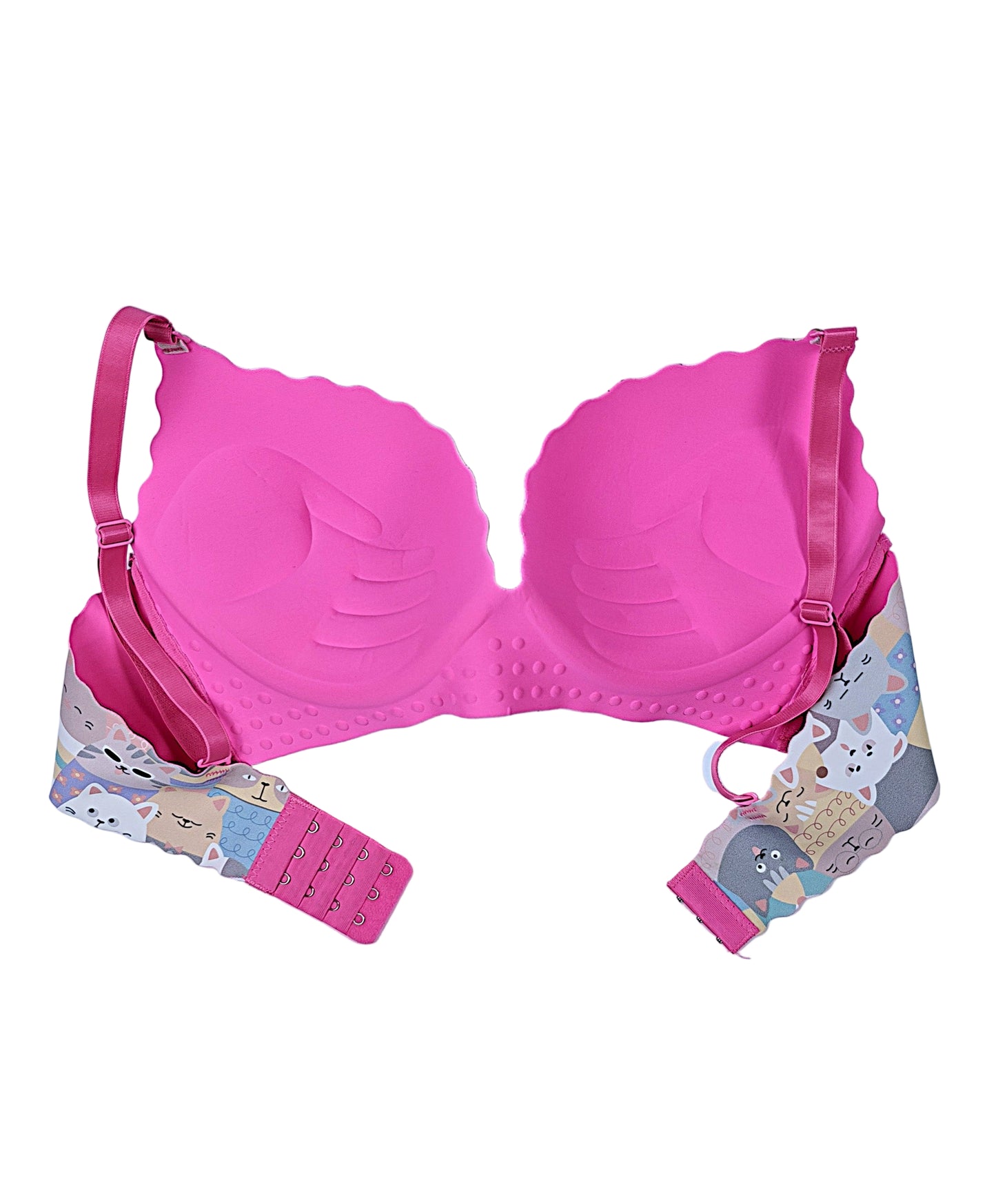 Cute Cat Printed Bra