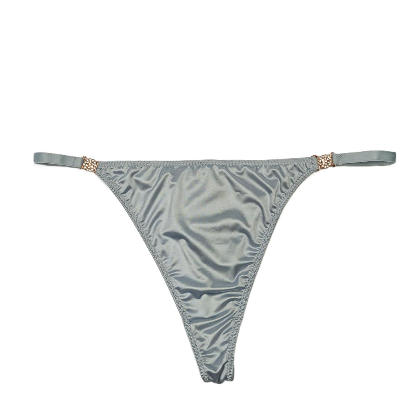 Classic Bra with Thong - Soft Blue