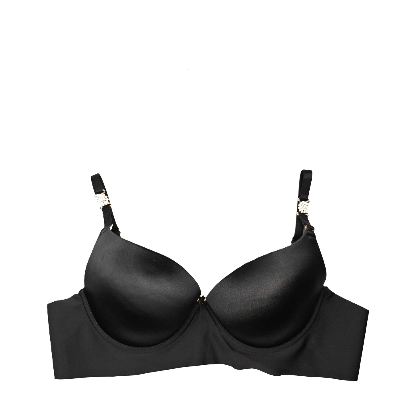 Solid Black Bra with Thong