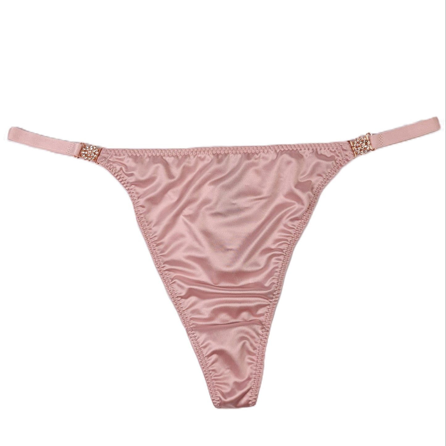 Pink thong on a white background