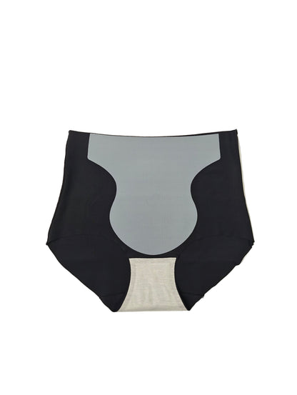 Insideout of a Black and gray Panty on a white background