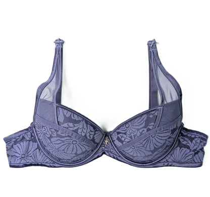 Dark Lavender Lace Lingerie Set