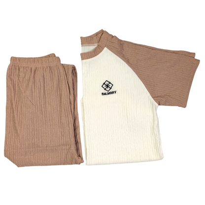 Ultra-Soft Ribbed Loungewear - Light Pink